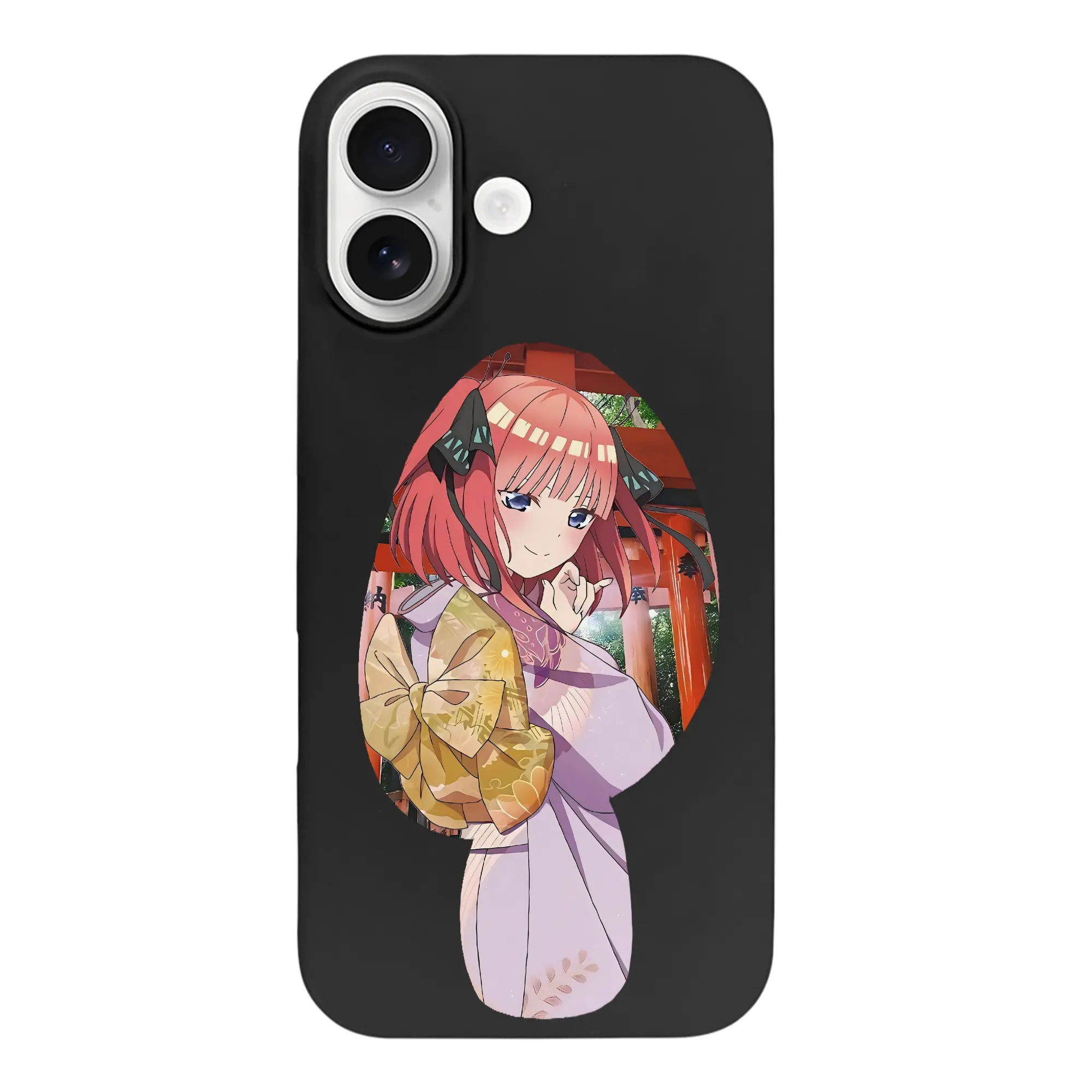 五等分の花嫁 グッズ 中野 二乃 - iPhone 17 シリーズ シリコンケース 薄型 耐衝撃 指紋防止 ソフトタッチカバー 精密フィット 傷防止 保護ケース iPhone 17/17 Air/17 Pro/17 Pro Max 対応